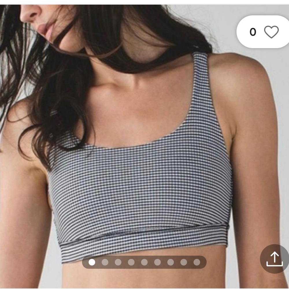 Lululemon Houndstooth Energy Bra